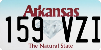 AR license plate 159VZI