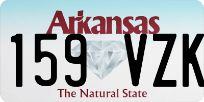 AR license plate 159VZK
