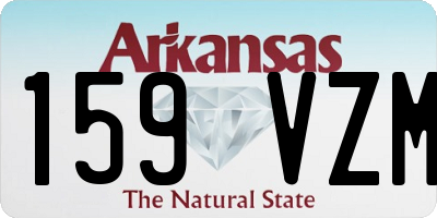 AR license plate 159VZM