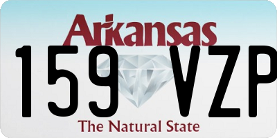 AR license plate 159VZP