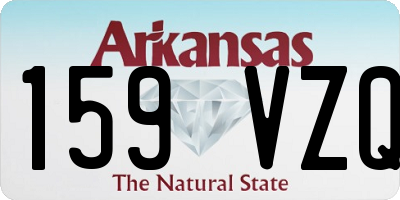 AR license plate 159VZQ