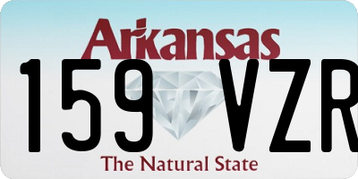 AR license plate 159VZR
