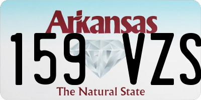 AR license plate 159VZS