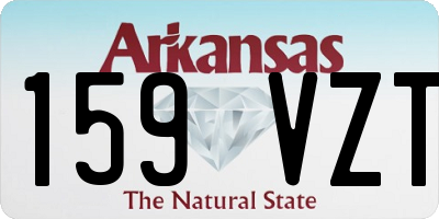 AR license plate 159VZT