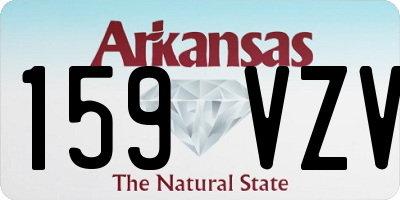 AR license plate 159VZV