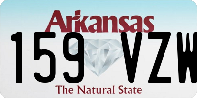 AR license plate 159VZW