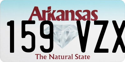 AR license plate 159VZX