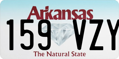 AR license plate 159VZY