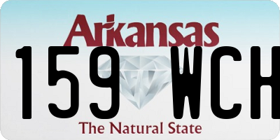 AR license plate 159WCH