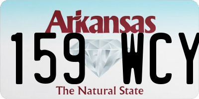 AR license plate 159WCY