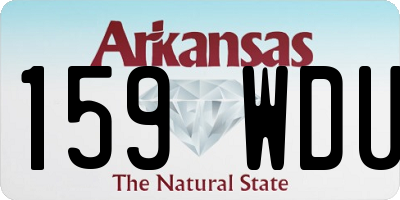 AR license plate 159WDU
