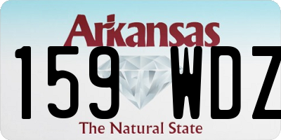 AR license plate 159WDZ