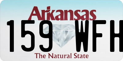AR license plate 159WFH