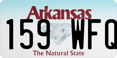 AR license plate 159WFQ