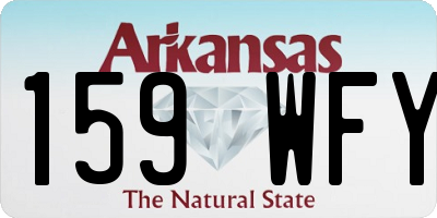 AR license plate 159WFY