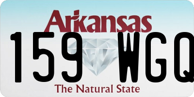 AR license plate 159WGQ