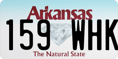 AR license plate 159WHK