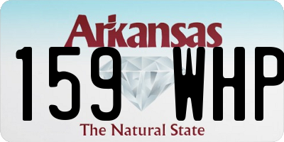 AR license plate 159WHP