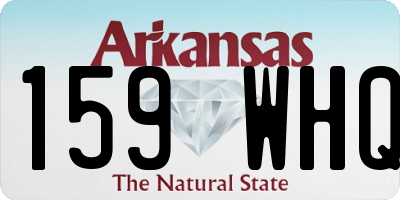 AR license plate 159WHQ