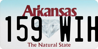 AR license plate 159WIH