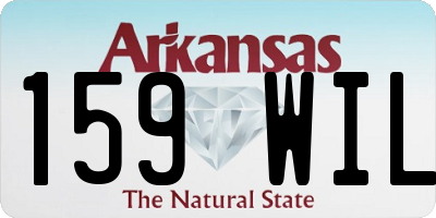 AR license plate 159WIL