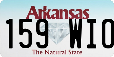 AR license plate 159WIO