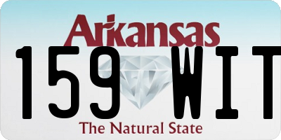 AR license plate 159WIT
