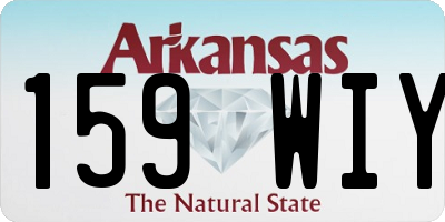 AR license plate 159WIY