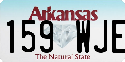 AR license plate 159WJE