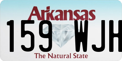 AR license plate 159WJH