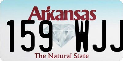 AR license plate 159WJJ