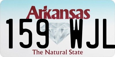 AR license plate 159WJL