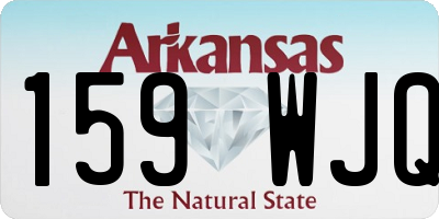 AR license plate 159WJQ