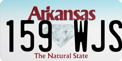 AR license plate 159WJS