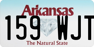 AR license plate 159WJT