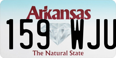 AR license plate 159WJU