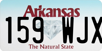 AR license plate 159WJX