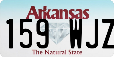 AR license plate 159WJZ