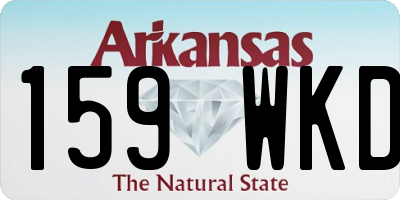 AR license plate 159WKD