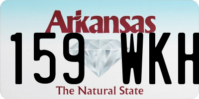 AR license plate 159WKH