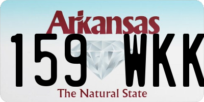 AR license plate 159WKK