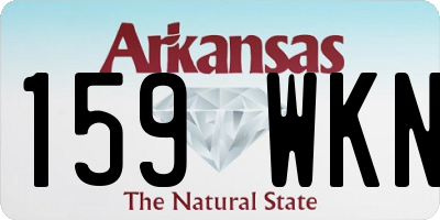 AR license plate 159WKN