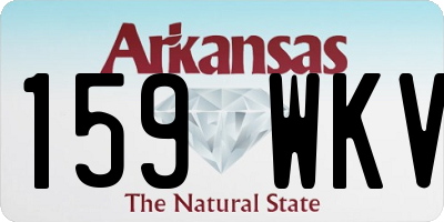 AR license plate 159WKV