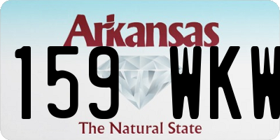 AR license plate 159WKW