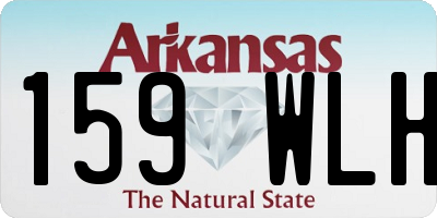 AR license plate 159WLH