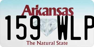 AR license plate 159WLP