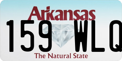 AR license plate 159WLQ