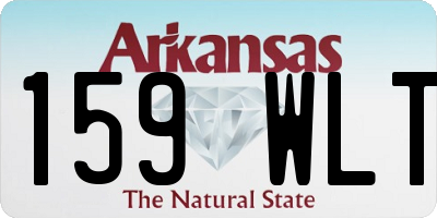 AR license plate 159WLT