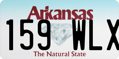 AR license plate 159WLX