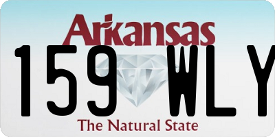 AR license plate 159WLY